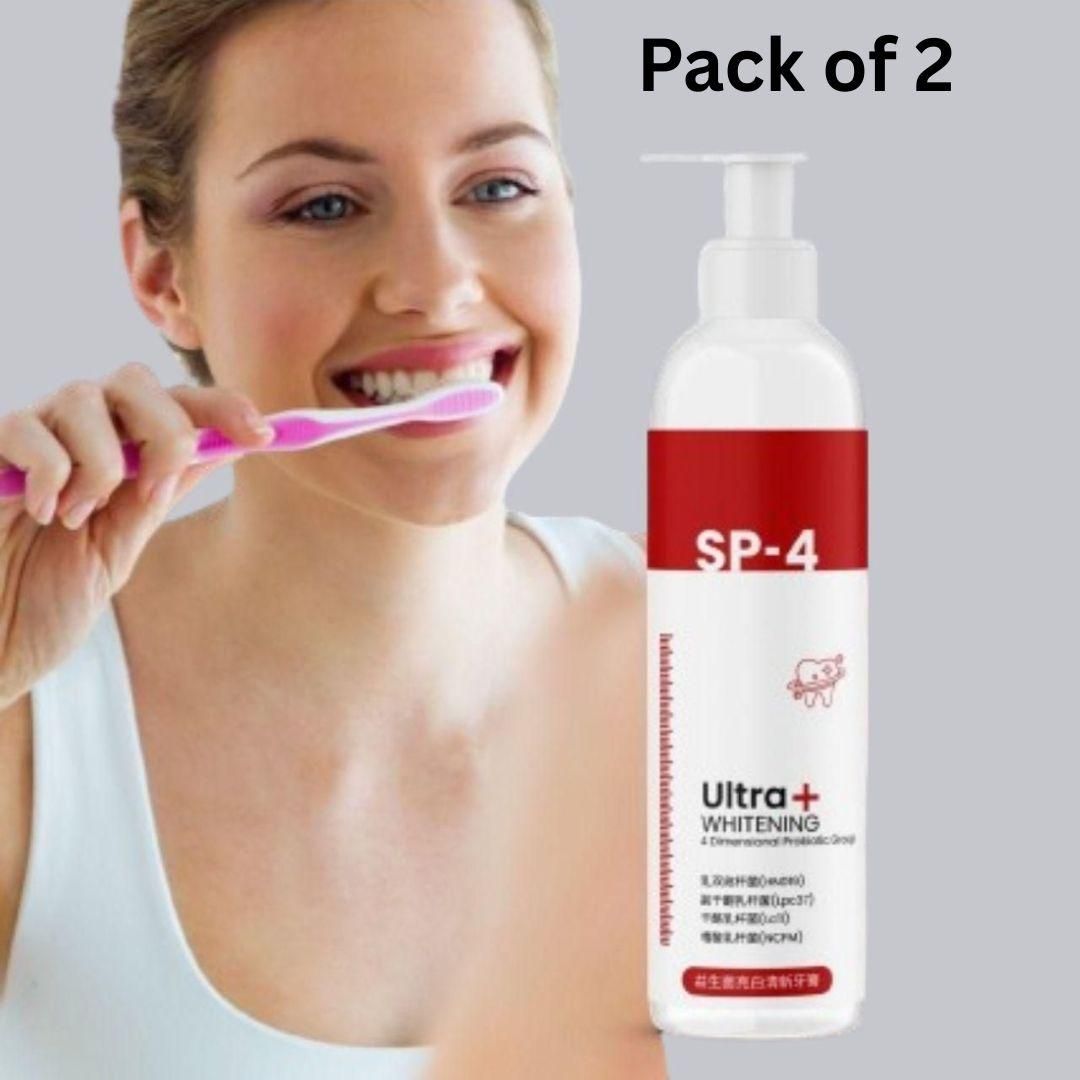 SP-4 Ultra+ Whitening Toothpaste – Pack of 2 (200g Total) ⭐⭐⭐⭐4.9/5